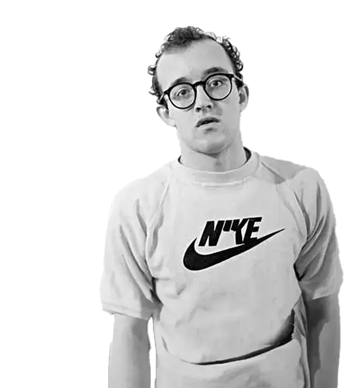 Image of the artist Joseph Szkodzinski Keith Haring Drawing Series January 1982 © Joseph Szkodzinski 2018