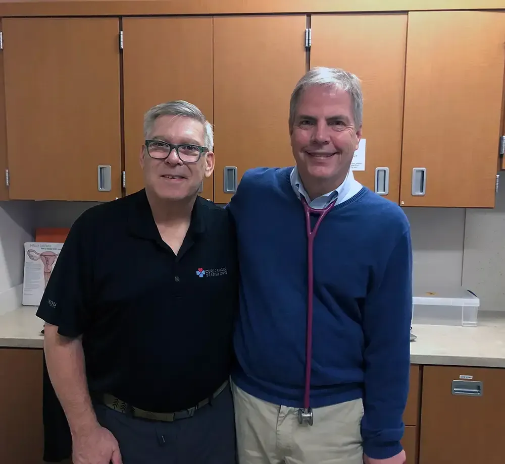 Dr. John Byrd and Martin Smith at the University of Cincinnati