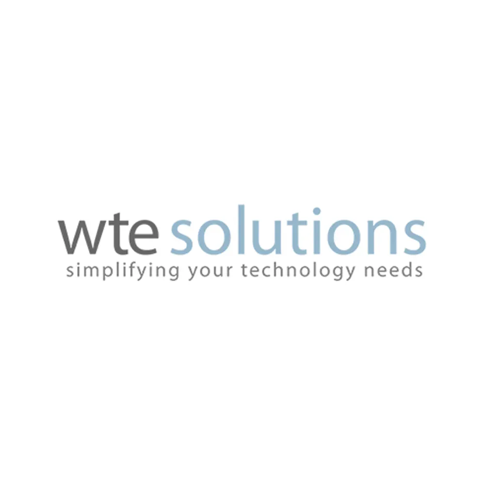 The logo for wte solutions simplifies your technology needs.