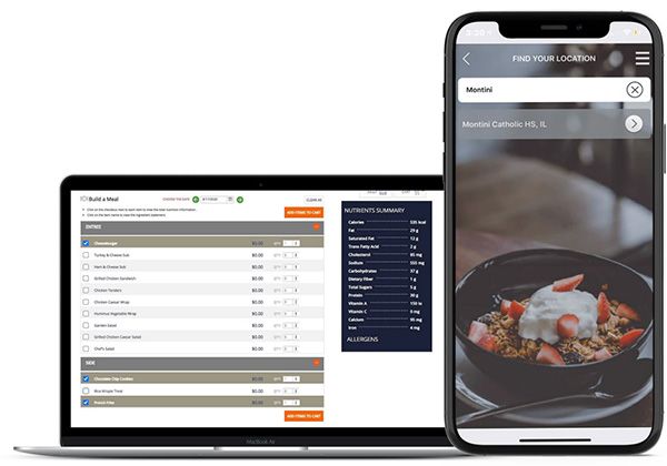 Access Menu Online or download the Mobile App