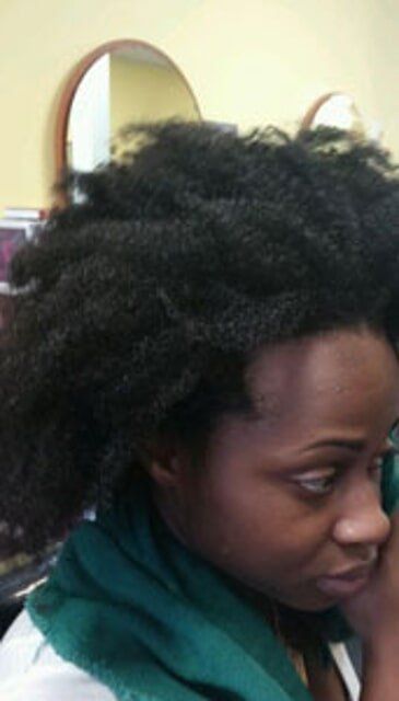 Woman with Curly Hair — Lace Front in Woodbridge, VA