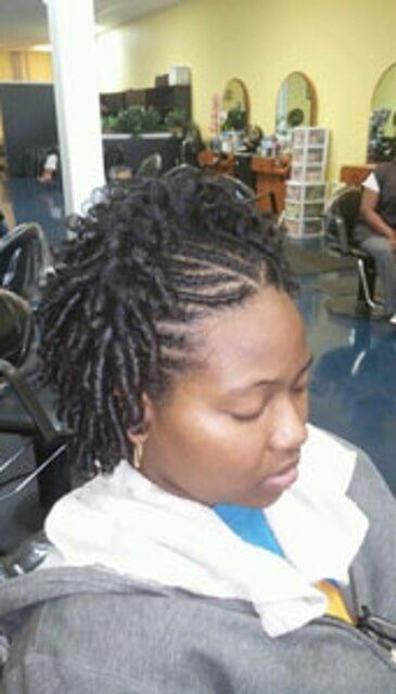 Braided Curly Hair — Beauty Salon in Woodbridge, VA