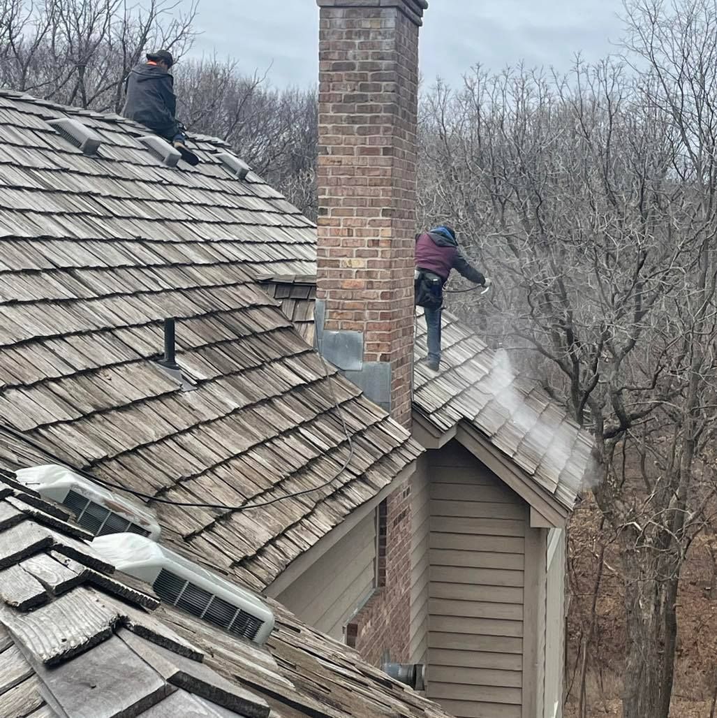 Roof Cleaning Process