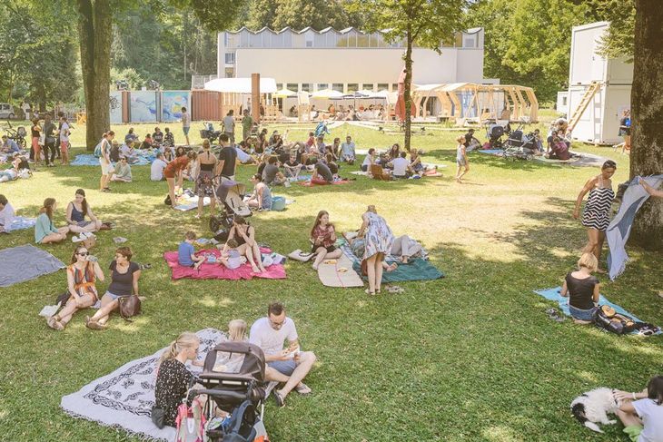 Die Vorarlberger Bäckermeister beim Poolbar-Festival