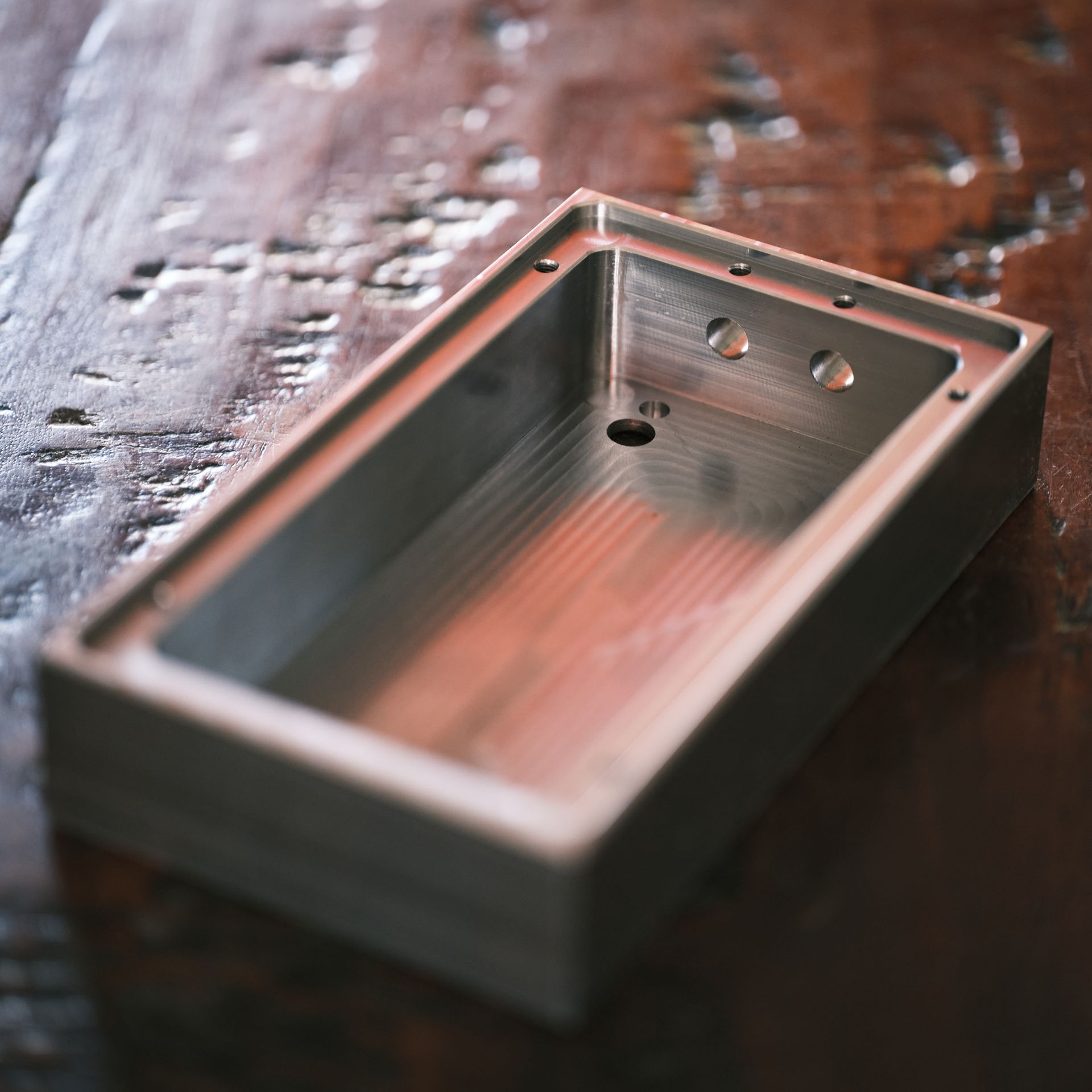 Staal gefreesde behuizing