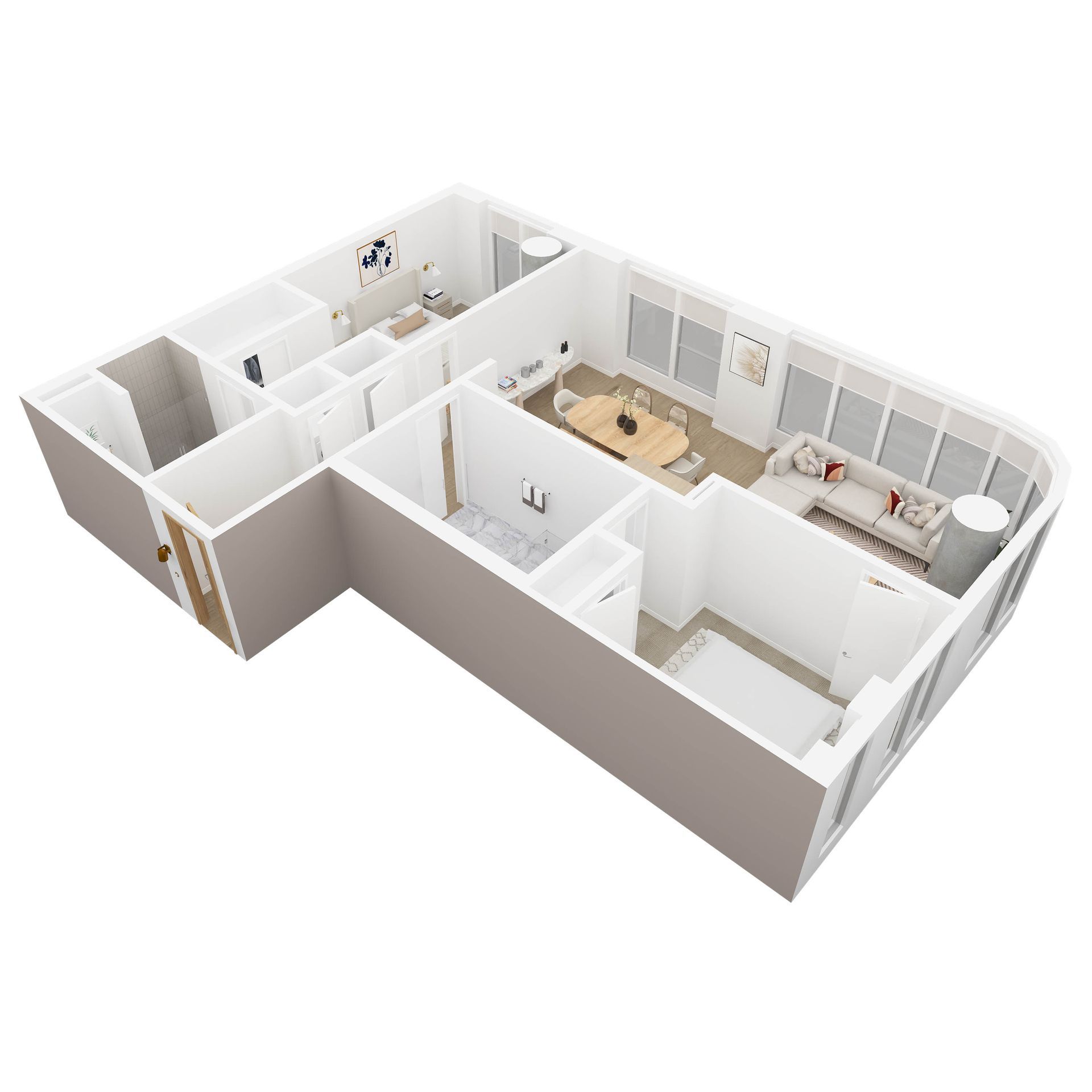 B4 Floor Plan View 3