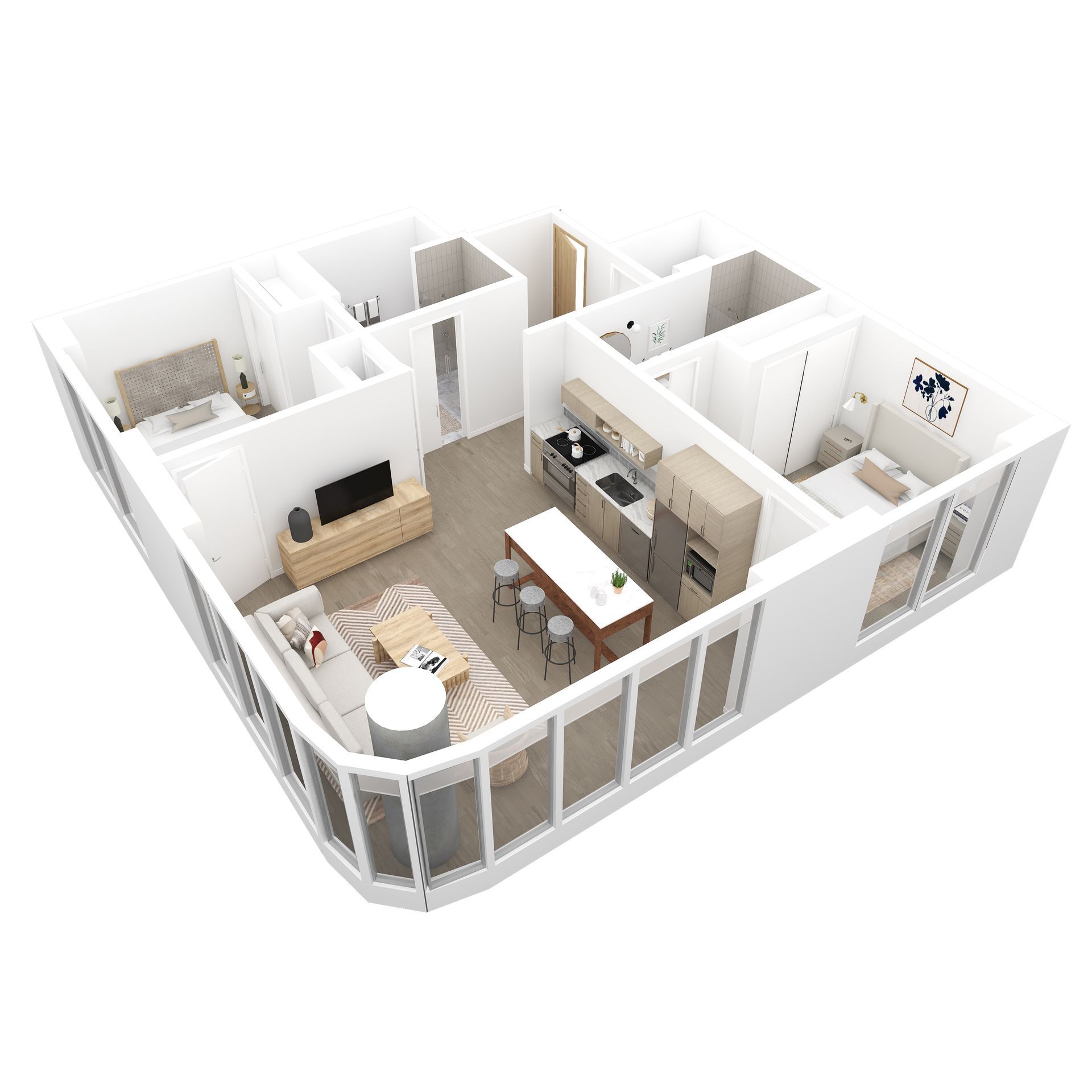 B2 Floor Plan View 4