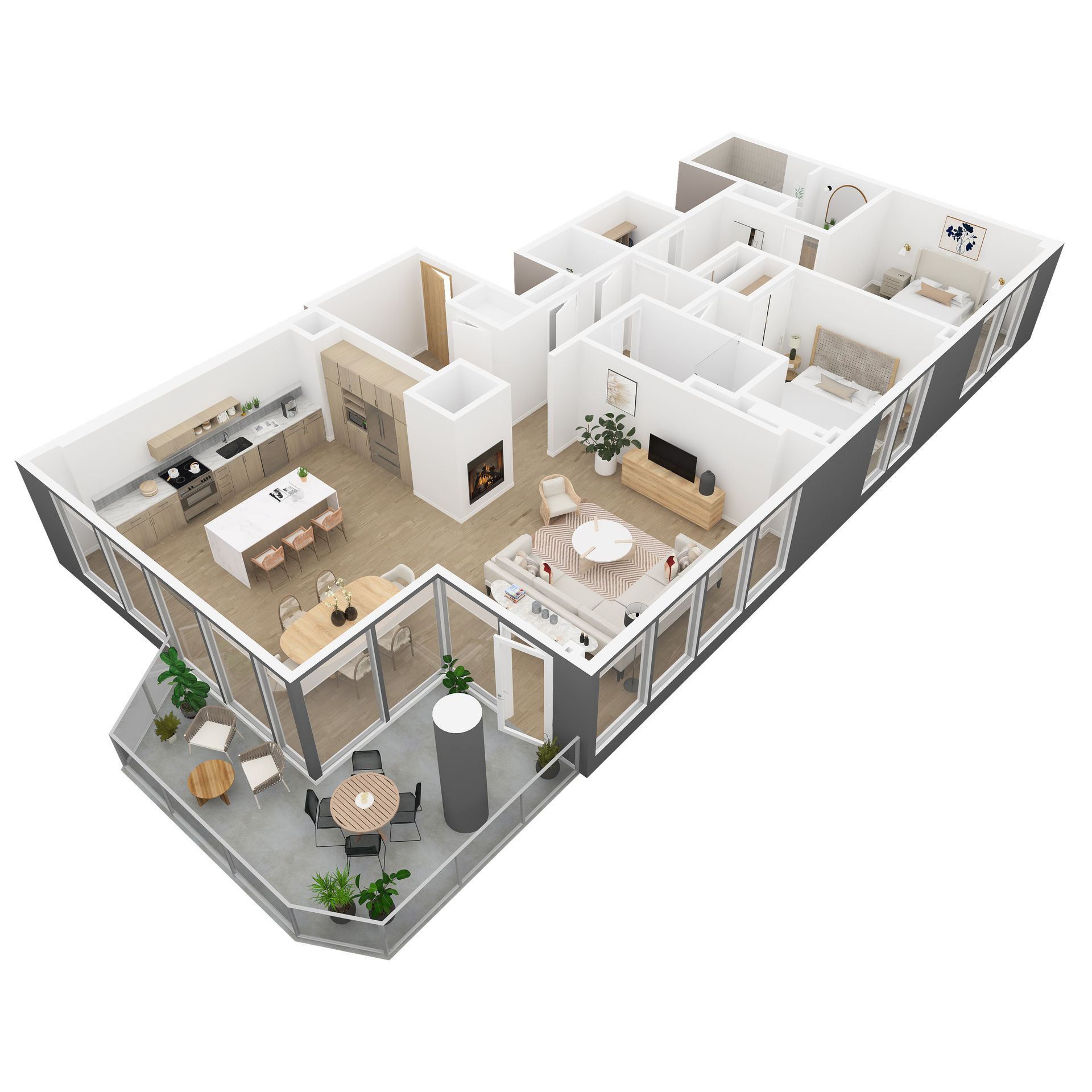 PH2 Floor Plan View 3