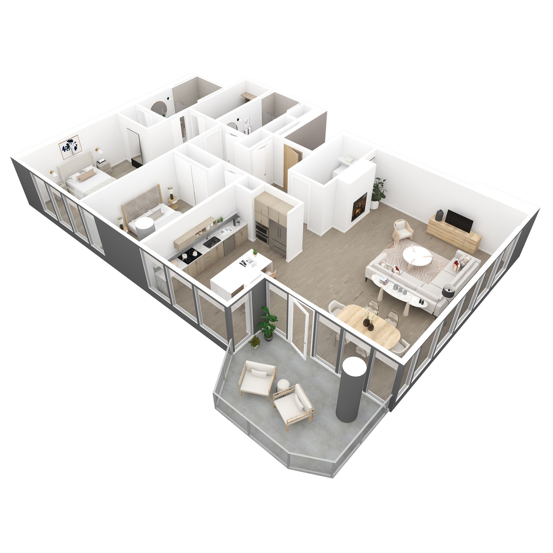 PH4 Floor Plan View  02