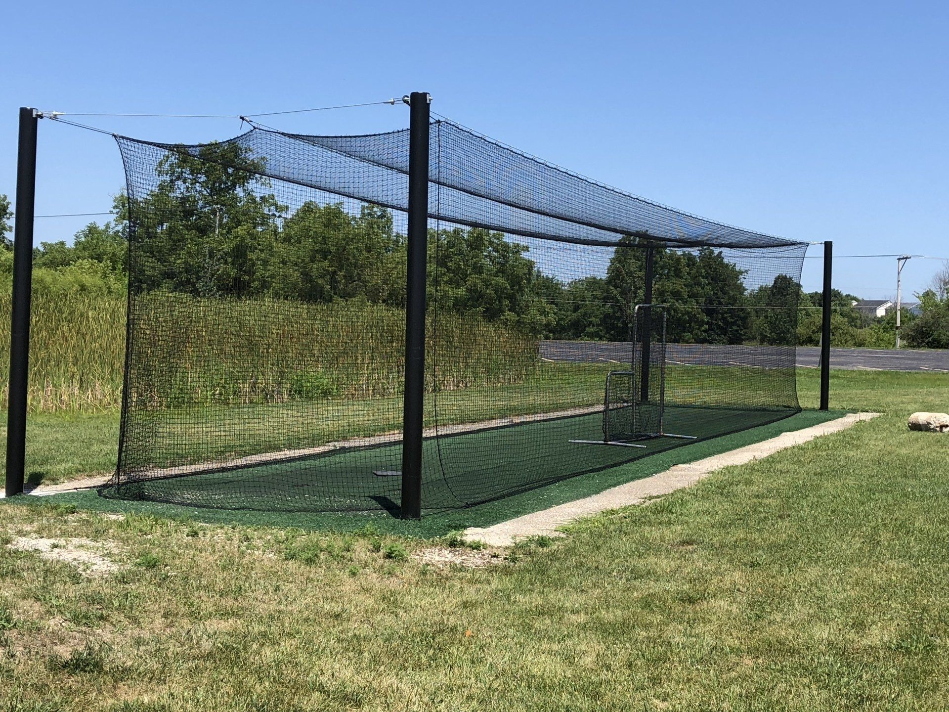 Retractable Indoor & Outdoor Batting Cages Free Standing Batting Cages