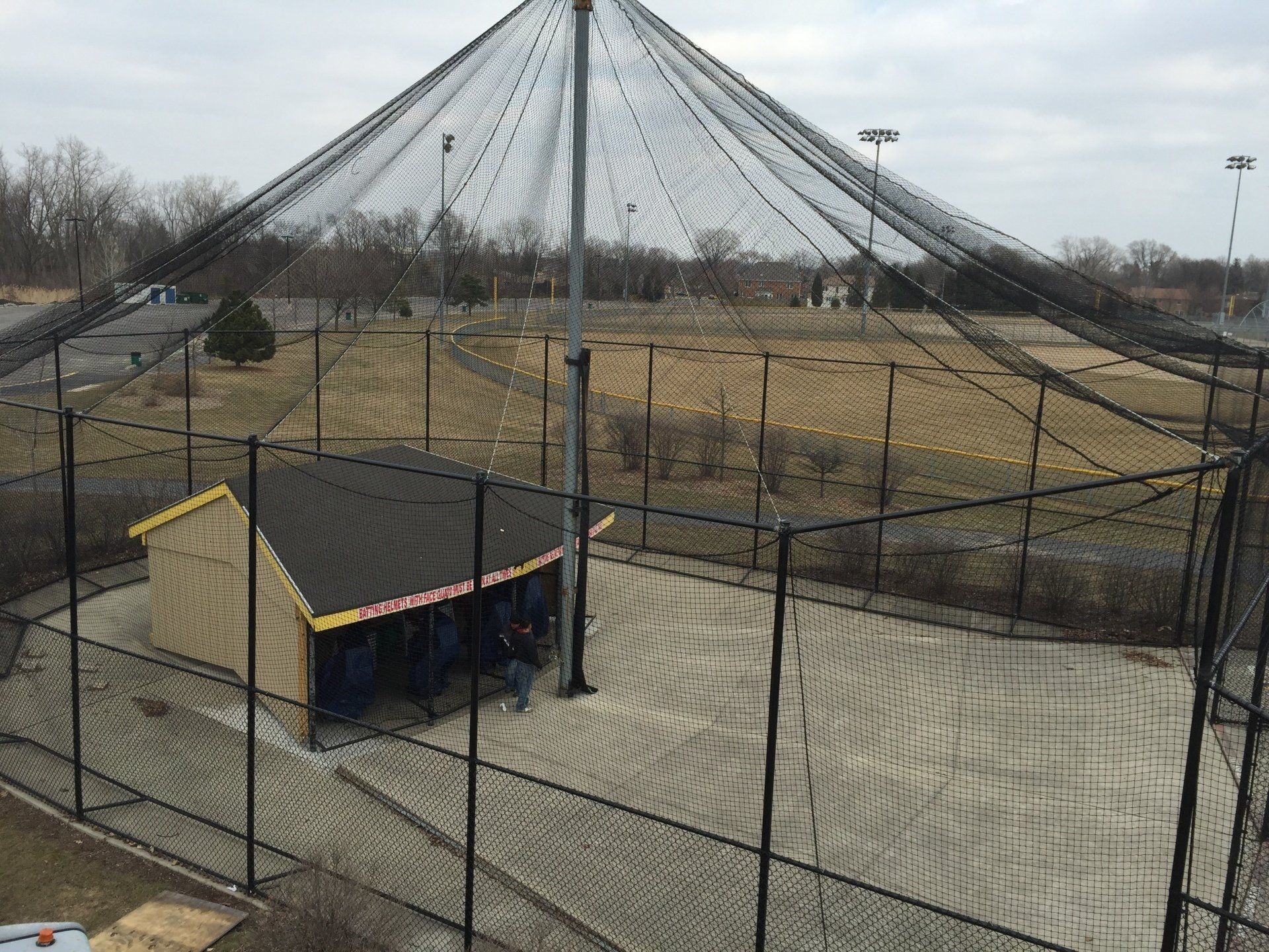 free standing batting cages