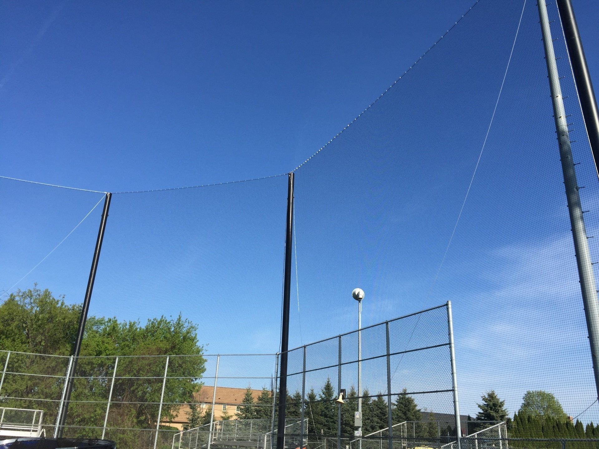 Baseball Backstop Netting System