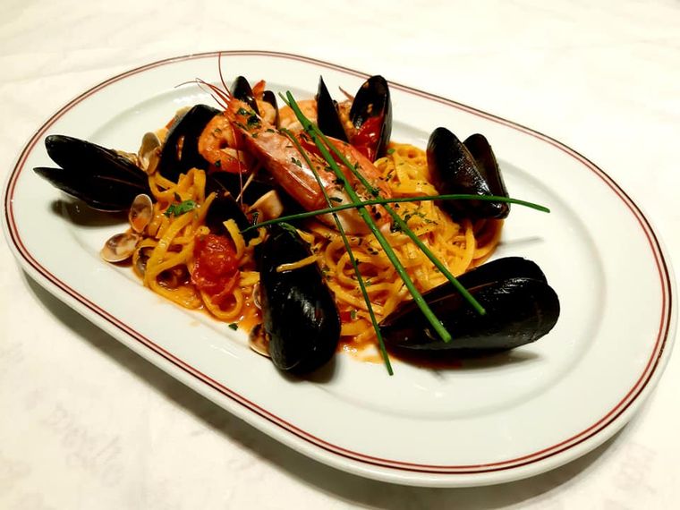 Gran Premio Internazionale della Ristorazione - Chitarrine fatte a mano allo scoglio Osteria Grotta Rossa
