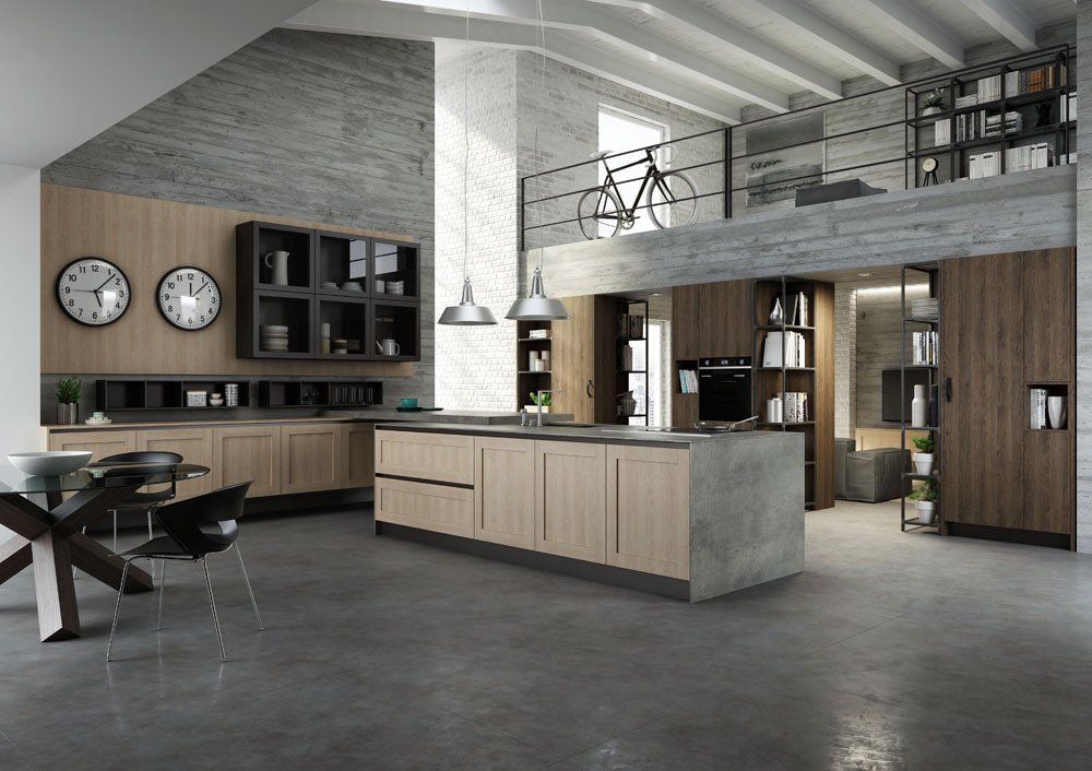 cucina moderna con isola