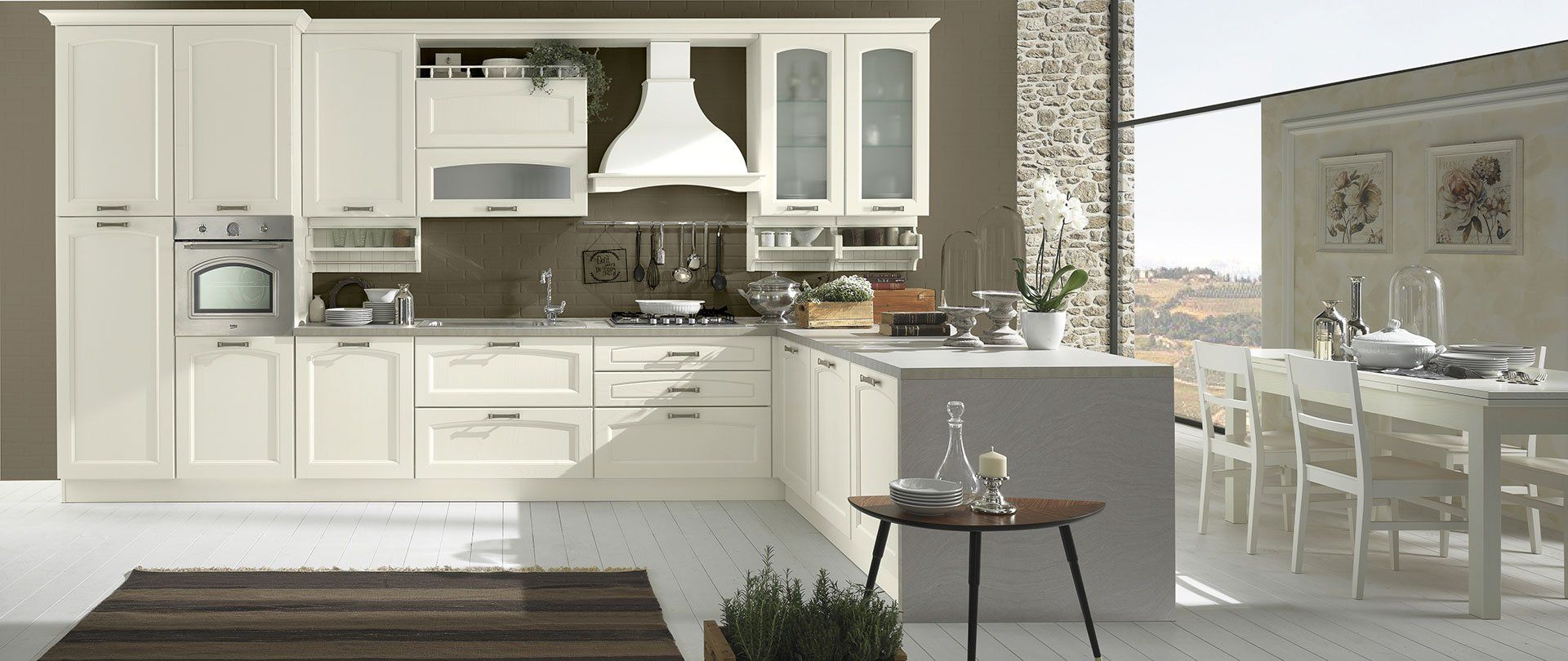 cucina completa stile classico