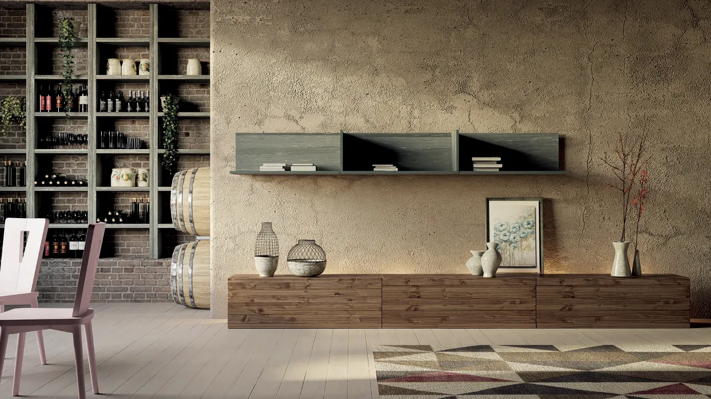 mobile in legno per zona giorno