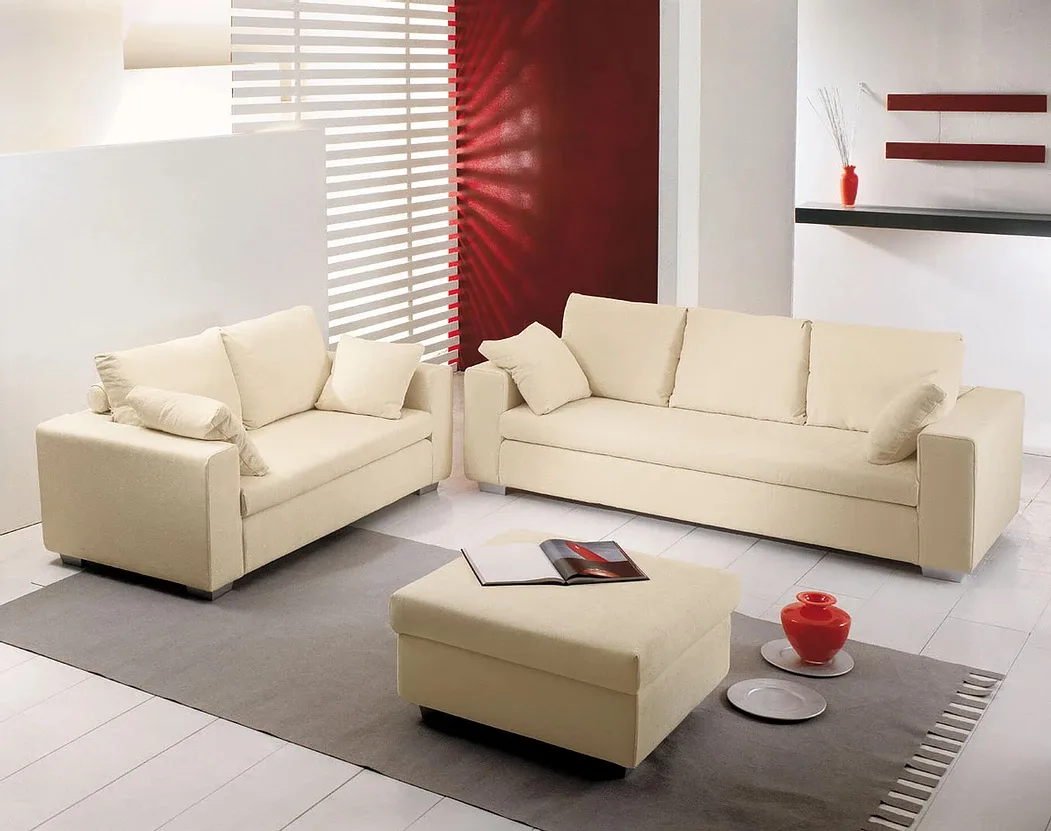 divani bianchi per soggiorni