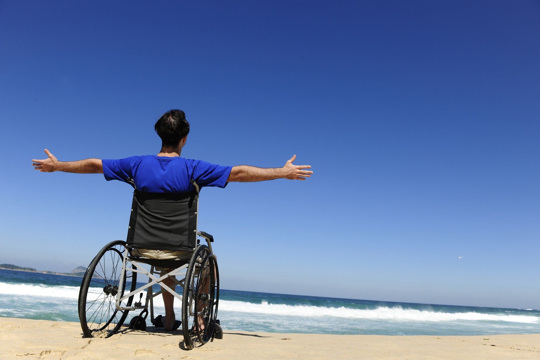 Carrozzina per disabili per spiaggia