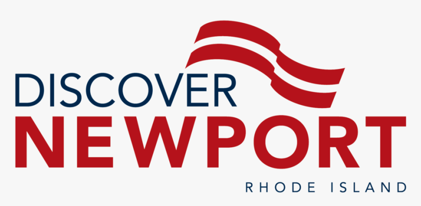 The logo for discover newport rhode island