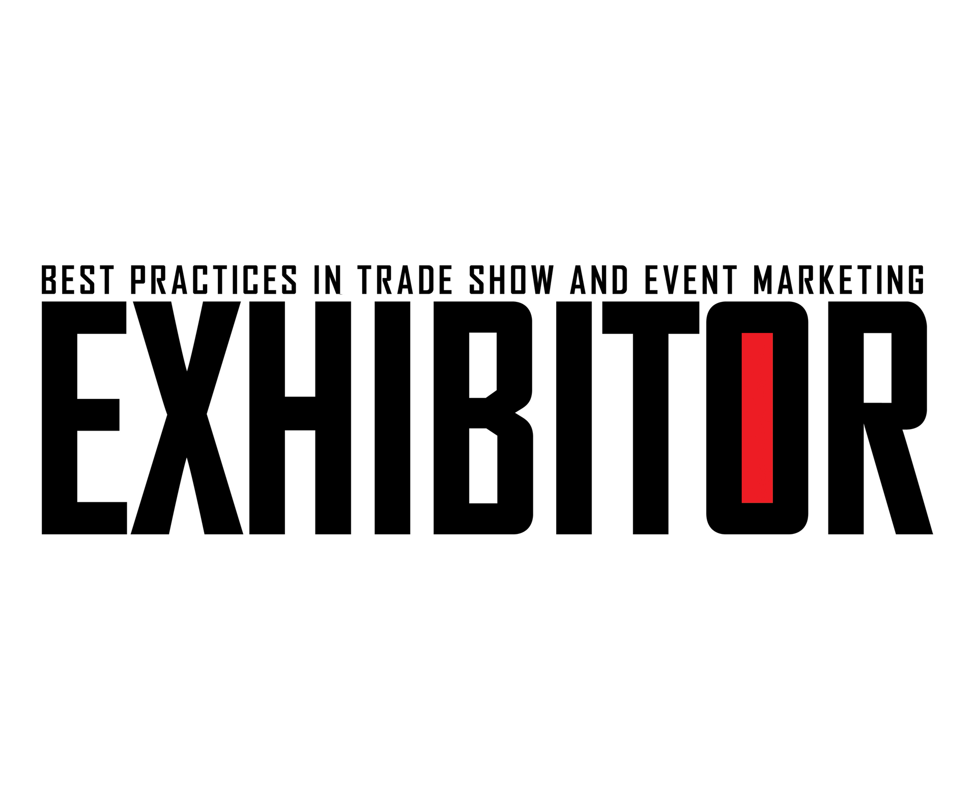 The logo for exhibitor best practices in trade show and event marketing.