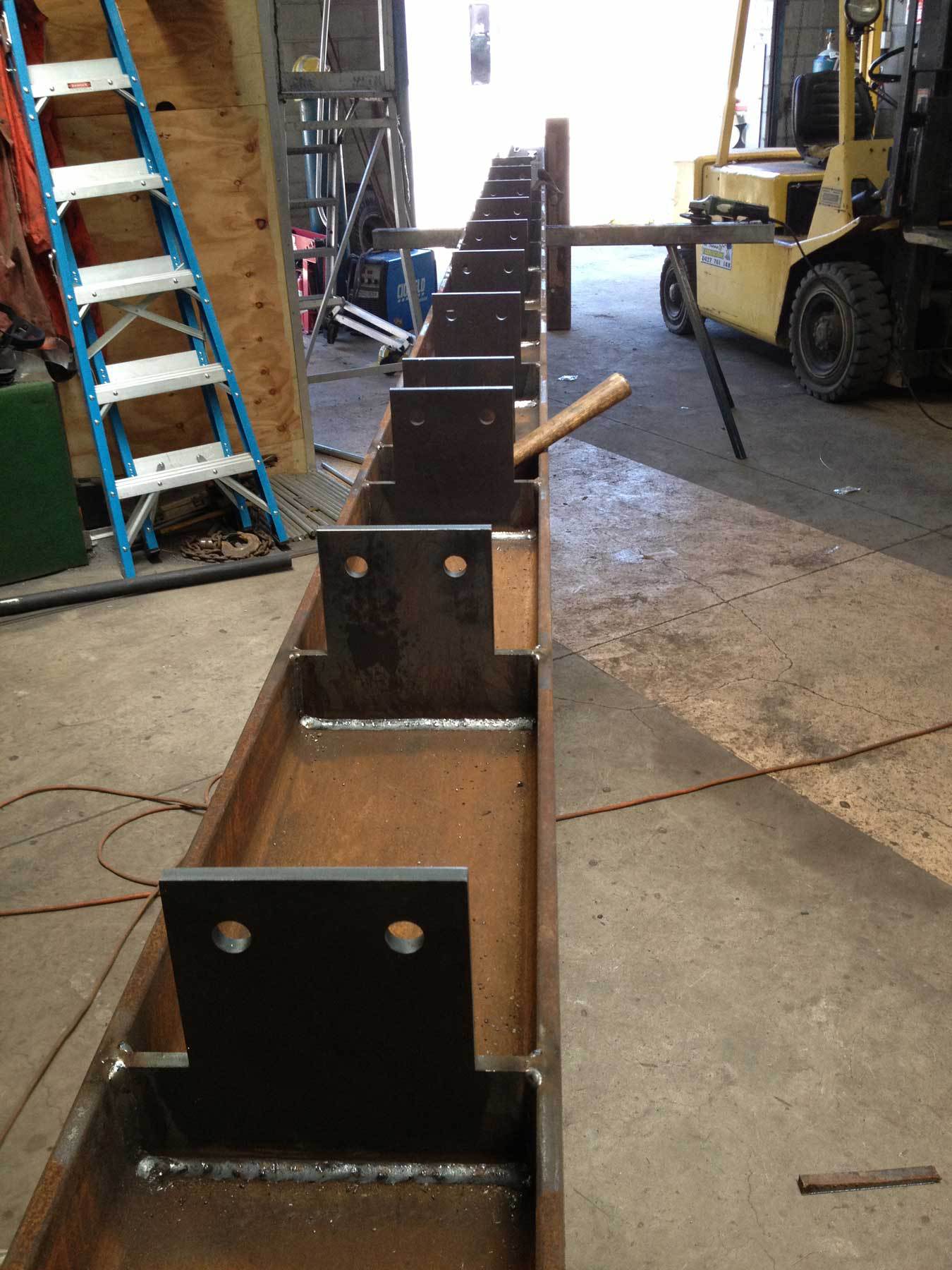 View of the object after welding 