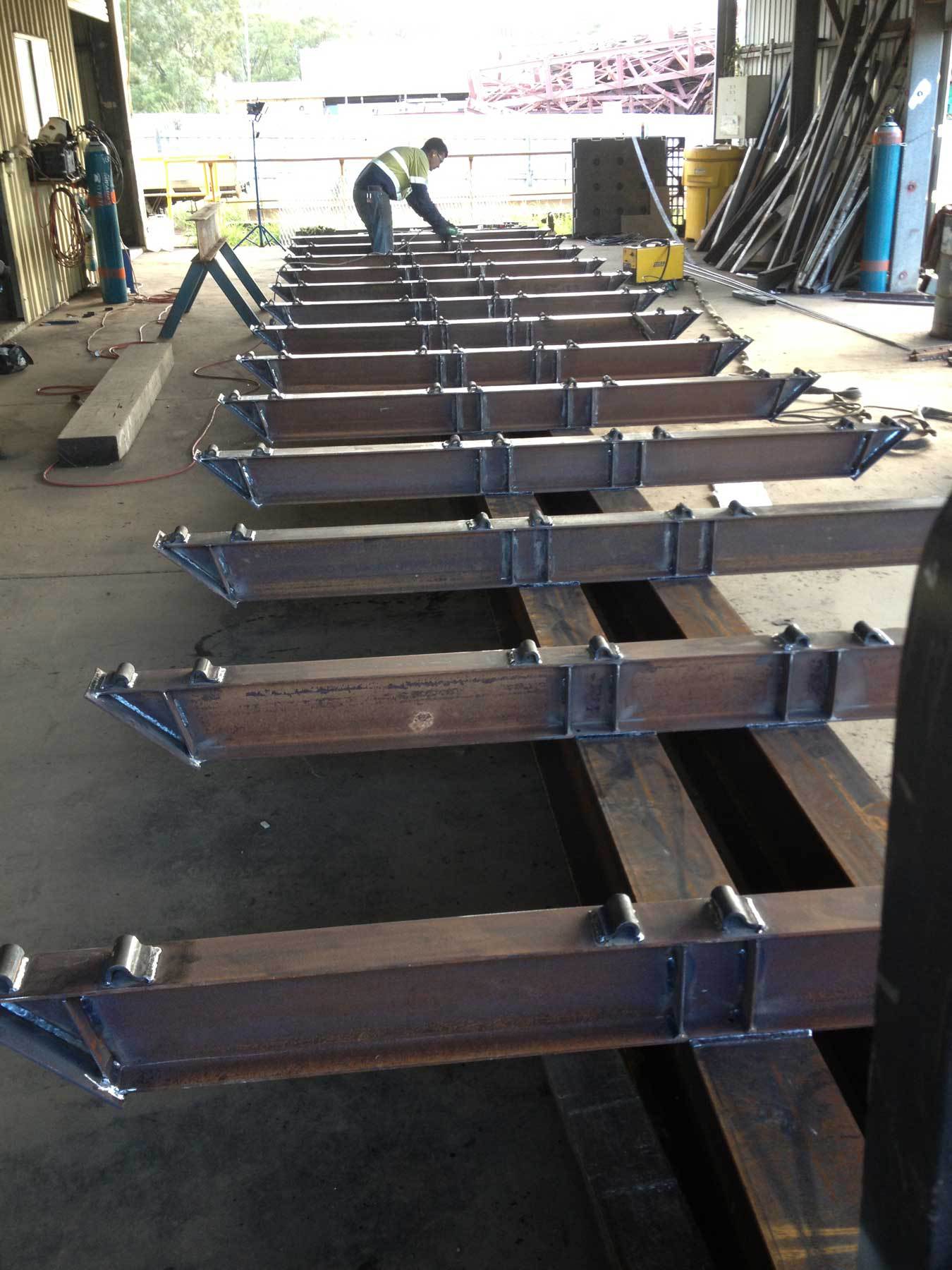 View of the superior craftsmanship of professional on the project 