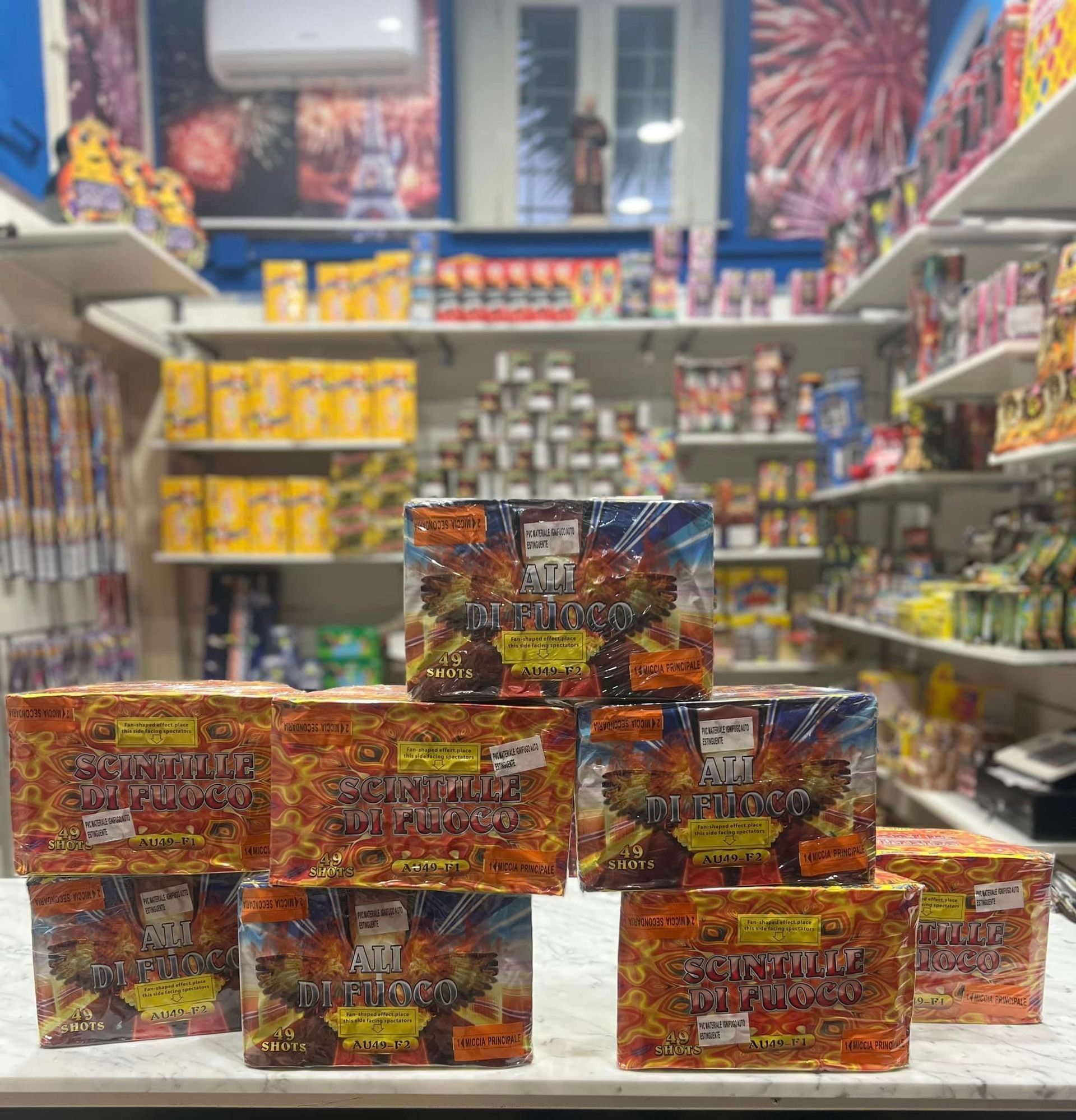 Accessori e fuochi d'artificio a Napoli dell'azienda pirotecnica Pirotecnica D'avino