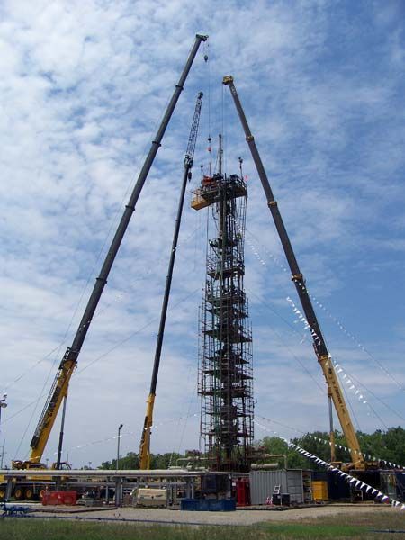 Wide Field With Crane Working — Baldwin City, KS — H Brown, Inc.