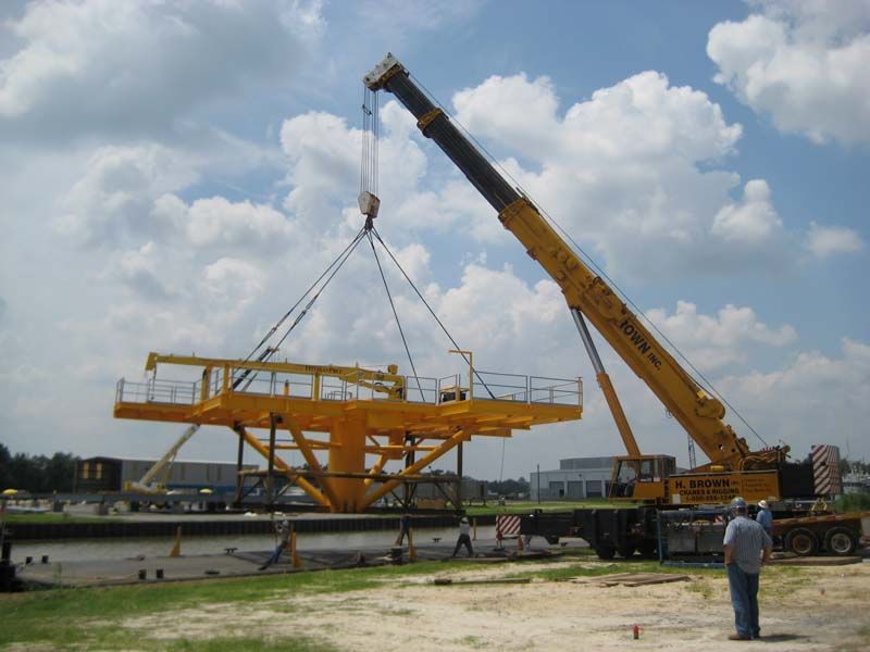 Crane At Works — Baldwin City, KS — H Brown, Inc.