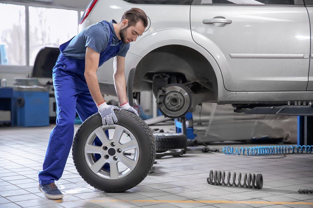 Car Wheel Installation— Experience Mechanic in Canberra