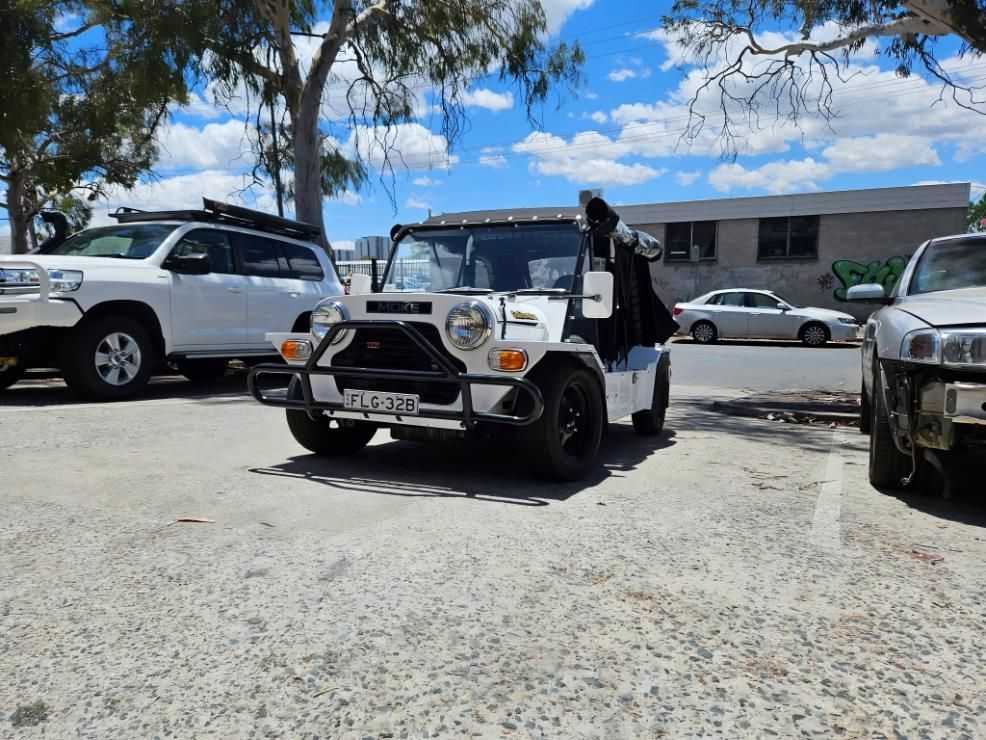 White Vehicle
