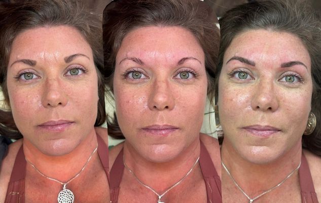 Blade to Beauty Eyebrow Microblading Before and After
