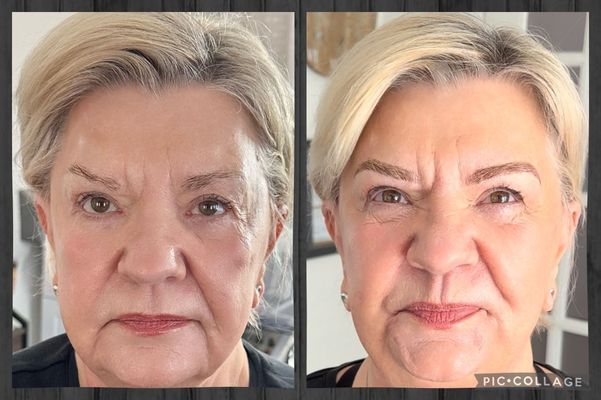 Blade to Beauty Eyebrow Microblading Before and After