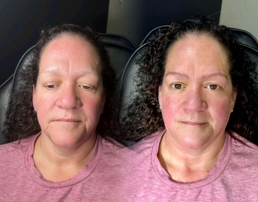 Blade to Beauty Eyebrow Microblading  Before and After