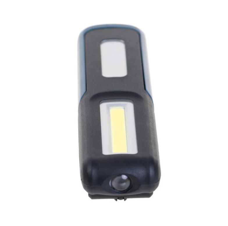 LED Accu handlamp Lumakpro IP44 2x3W 60/150lm 6500K zwart met USB kabe