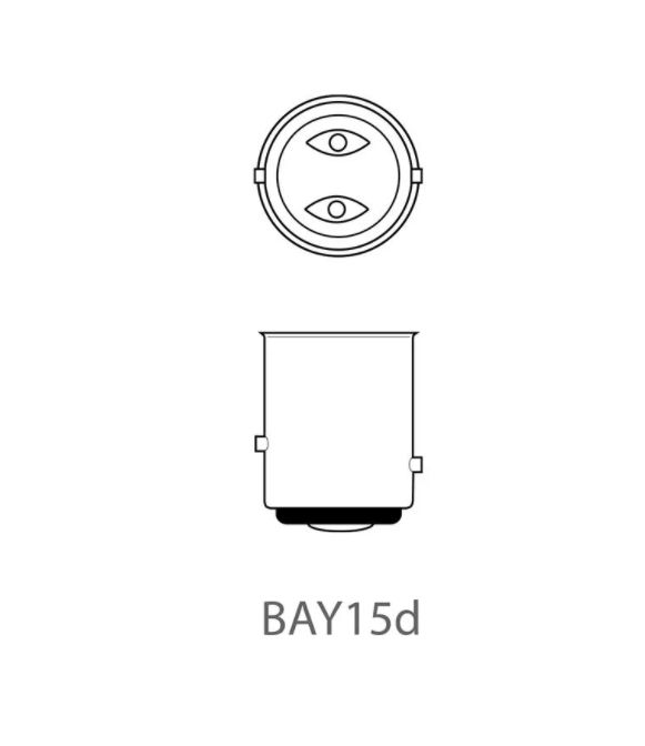 Autolamp 12V 21/5W BAY15d 2 stuks in blister