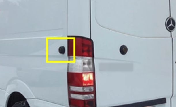 Auto deurvastzetter magneet voor Mercedes Sprinter en VW Crafter