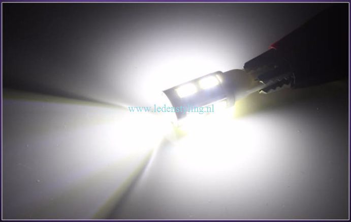 LED CREE  T10 10 SMD (set van 2 stuks)