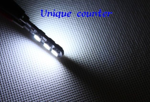 6 SMD CANBUS LED Stadslicht W5W T10(wit)