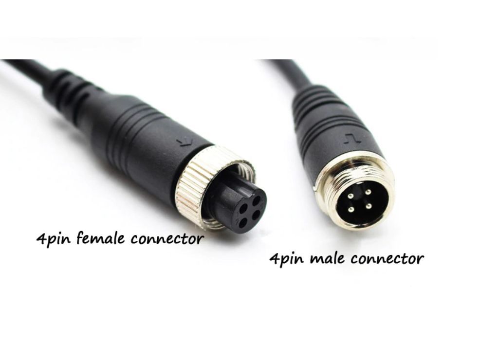 Achteruitrijcamera 4-pin kabel (10 m)