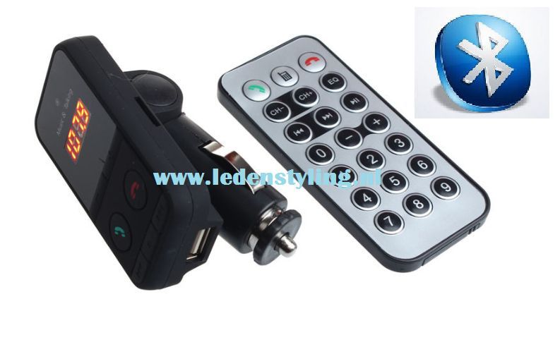 Bluetooth handsfree bellen MP3-speler 3.0 FM-zender Modulator + Car Charger