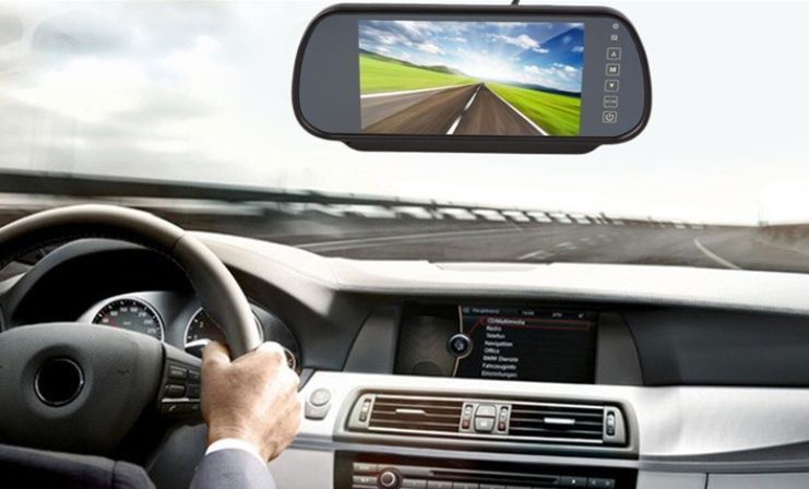 Achteruitrijcamera in de derde remlicht voor krafter en sprinter met 7 Inch Monitor LCD