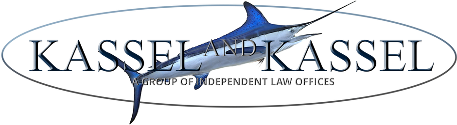a logo for kassel and kassel Law Offices, a group of independent law offices