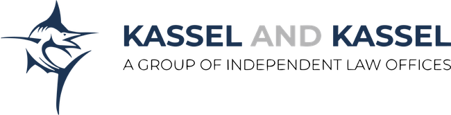 the logo for Kassel and kassel is a group of independent law offices .