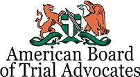 American Board of Trial Advocates logo