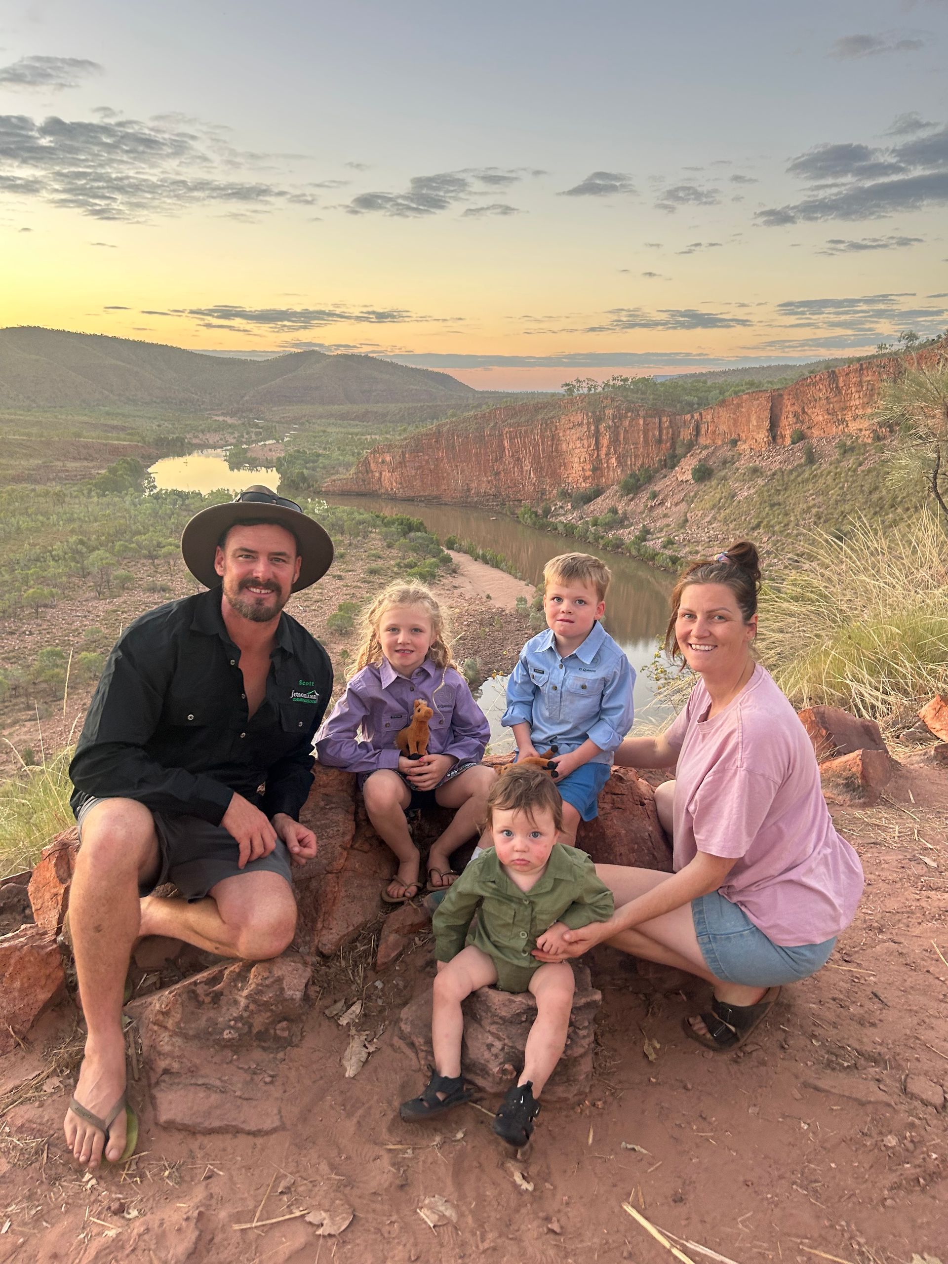 A Family Posing for a Picture — Jetsonian Constructions in Wendouree, VIC