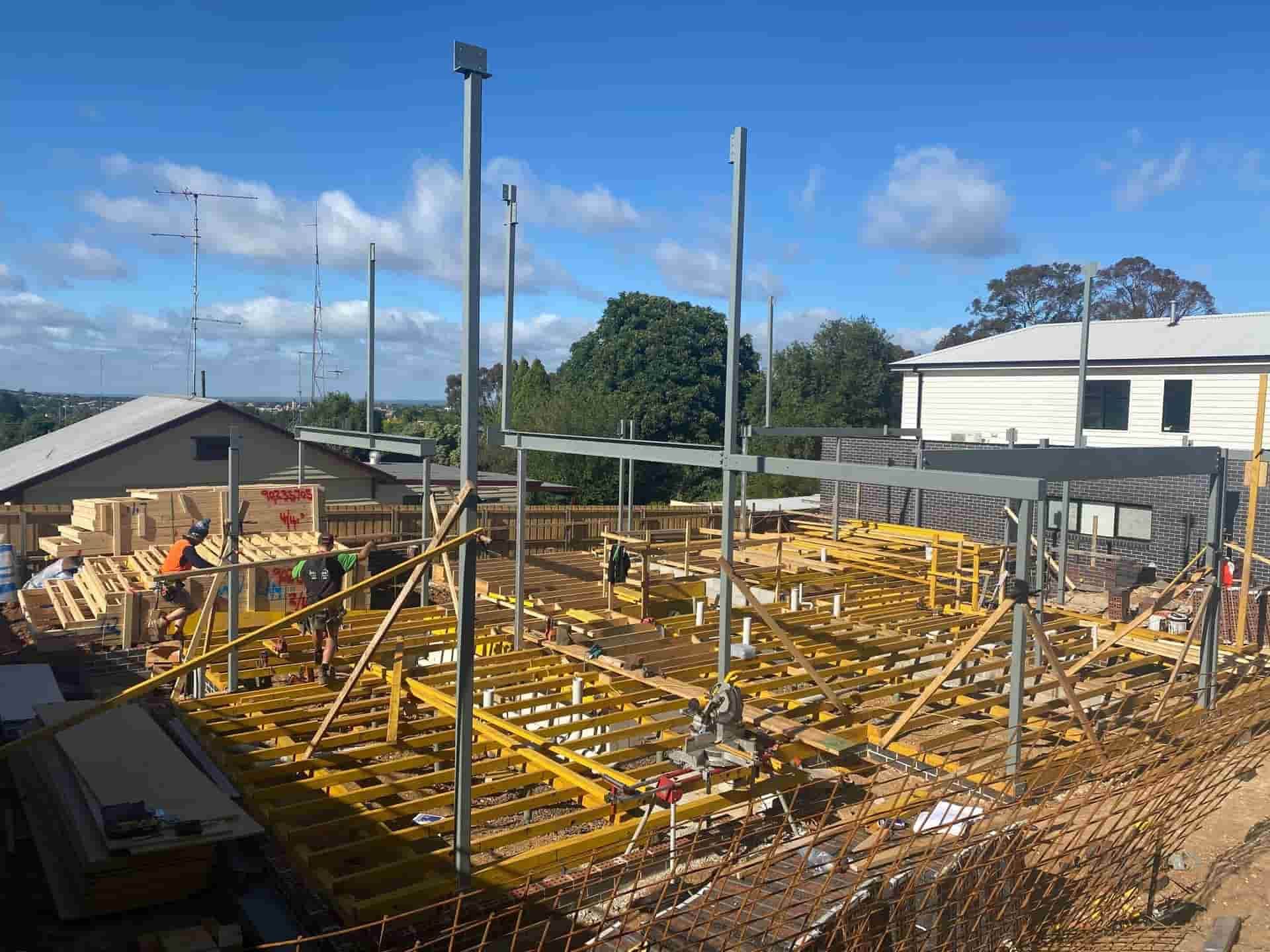 A Construction Site With a House in the Background — Jetsonian Constructions In Wendouree, VIC