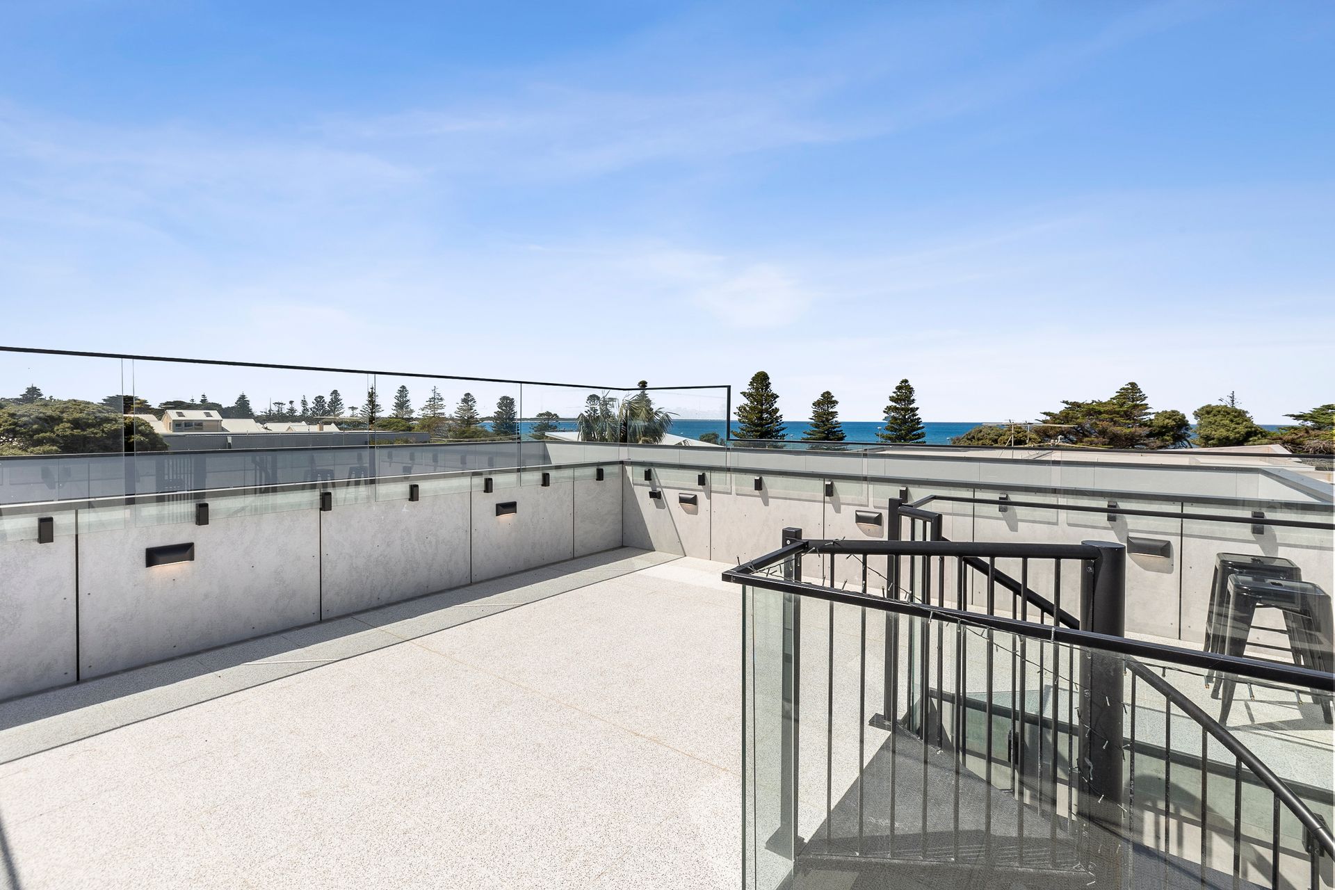 Balcony With A View Of The Ocean and Trees — Jetsonian Constructions In Wendouree, VIC
