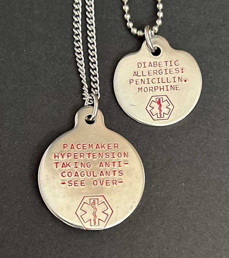 Stainless Steel Medical ID Bracelet