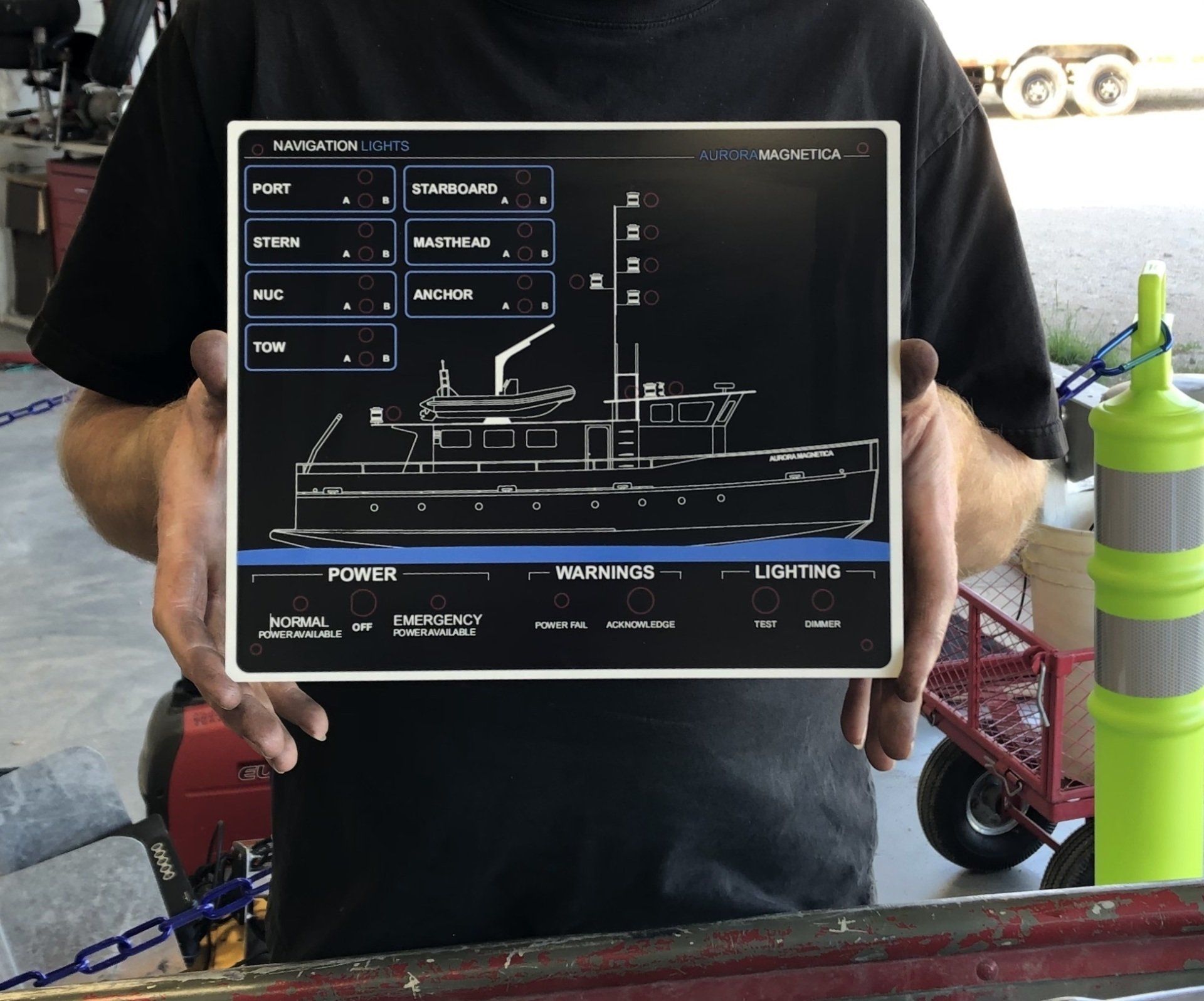Custom Printed Control Panel Plate